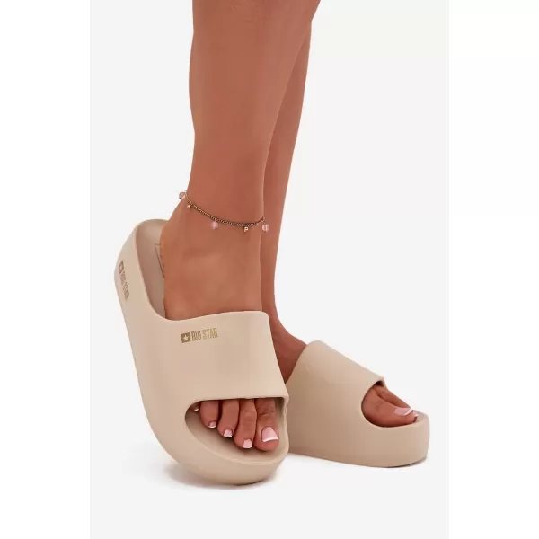  Ženske papuče BIG STAR SS274722 BEŽ Big Star Shoes 