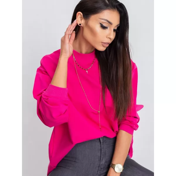  Ženski sweatshirt BASIC FEEL GOOD RV-BL-5185.79P FUKSIJA 