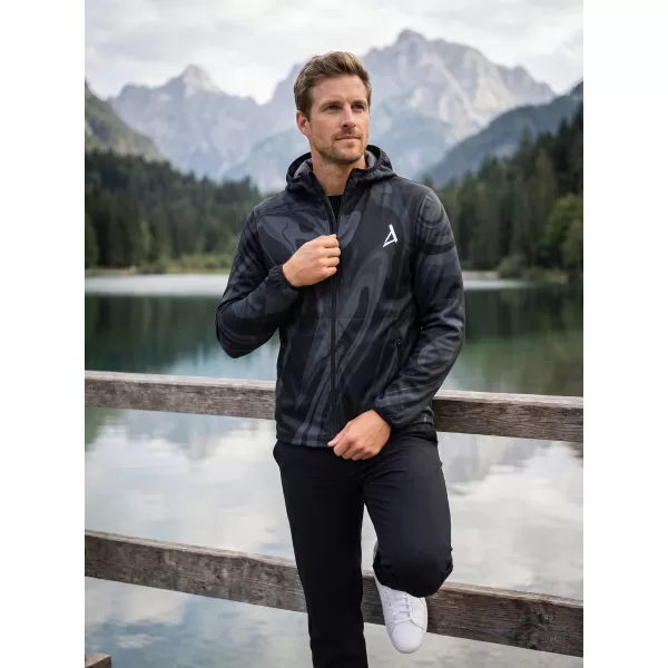  Muška vrhunska softshell jakna ALTISPORT VOJ/ALM072JACK01 CRNA 