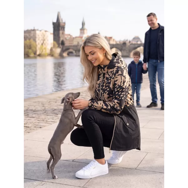  Ženska jakna KIXMI ZIANA CRNO/BEŽ 