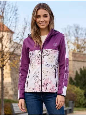 Ženska vrhunska softshell jakna ALTISPORT VOJ/ALW008JACK01 TAMNOCRVENA