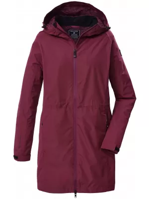 Ženska parka KILLTEC KOS 35 43936-499 TAMNOCRVENA