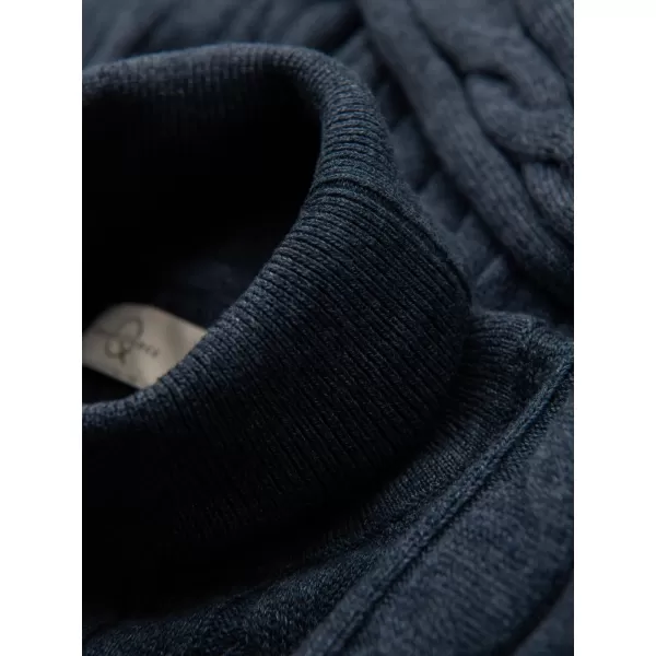  Muški pulover OMBRE OM-SWTN-0157 TAMNOPLAVA 