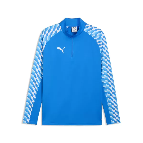  Muški sweatshirt PUMA TEAMLIGA26 TRG 1/4 ZIP TOP 659724_02 ELECTRO ROYAL/ ELEKTRO ROJAL/PUMA BIJELA 