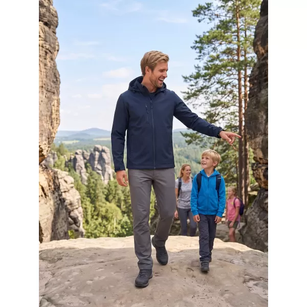  Muška softshell jakna ALTISPORT NoPrint NP/ALM845 TAMNOPLAVA 