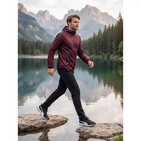  Muška vrhunska softshell jakna ALTISPORT VOJ/ALM072JACK01 VINO/CRVENO 