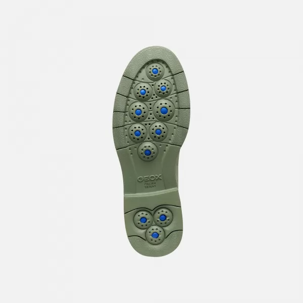  Ženske mokasine GEOX SPHERICA EC1 B G013072 ZELENA 