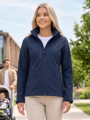 Ženska softshell jakna ALTISPORT NoPrint NP/ALW945 TAMNOPLAVA