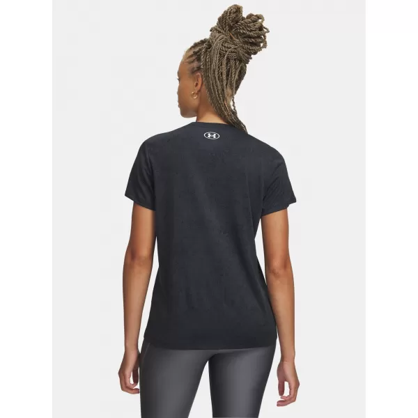  Ženska majica kratkih rukava UNDER ARMOUR TECH PIXELATE SSC 6012302-001 CRNA 