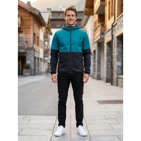  Muška vrhunska softshell jakna ALTISPORT VOJ/ALM051JACK01 KEROZIN/CRNA 