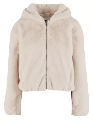 Ženski sweatshirt URBAN CLASSICS TB7934 BIJELI PIJESAK