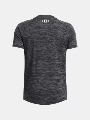 Majica za dječake UNDER ARMOUR UA TECH TEXTURED SS 1382790-001 CRNA