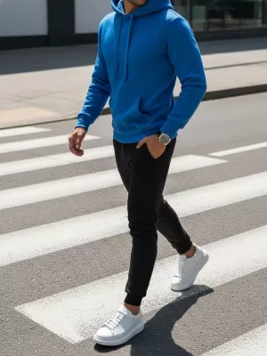 Muški komplet DSTREET AX0645 PLAVO/CRNO