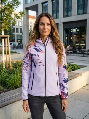 Ženska vrhunska softshell jakna ALTISPORT VOJ/ALW064JACK01 LILA