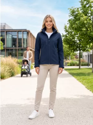 Ženska softshell jakna ALTISPORT NoPrint NP/ALW945 TAMNOPLAVA