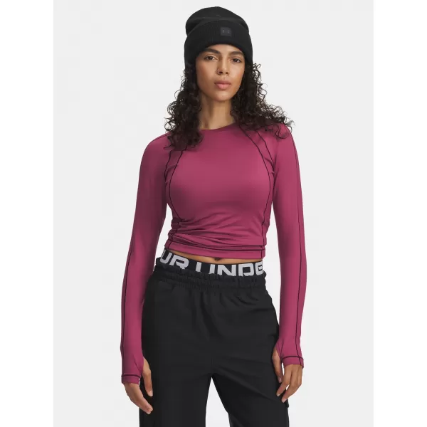  Ženska majica kratkih rukava UNDER ARMOUR UA COLDGEAR TEXTURED CREW 6003999-659 CRVENA 