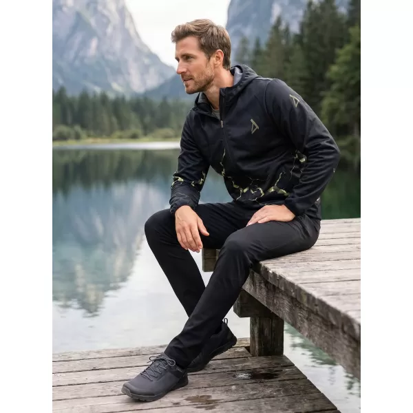  Muška vrhunska softshell jakna ALTISPORT VOJ/ALM129JACK01 CRNAČKI/VOJNIČKI 