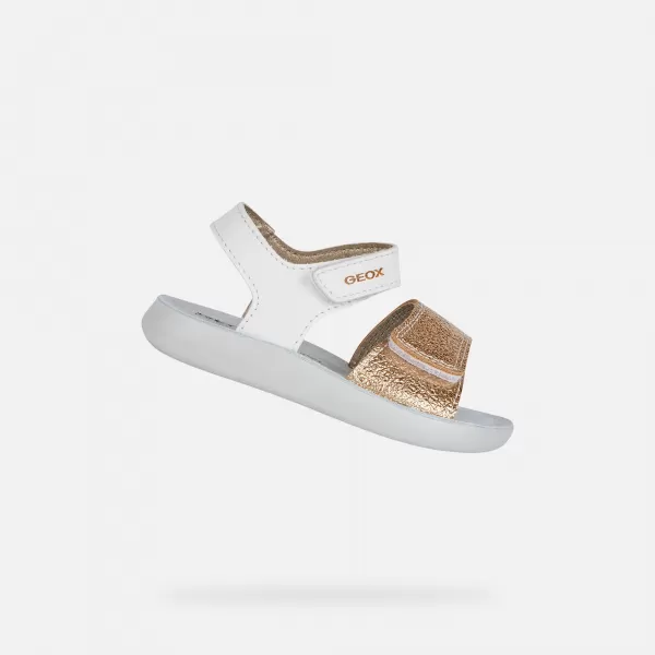  Sandale za djevojčice GEOX SANDAL LIGHTFLOPPY B455TB054AJC0232 BIJELA 