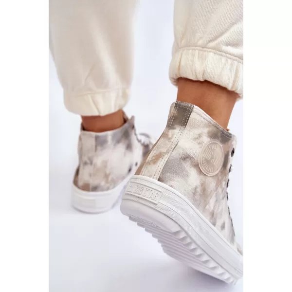  Ženske tenisice BIG STAR LL274047 WHITE/OLIVE Big Star Shoes 
