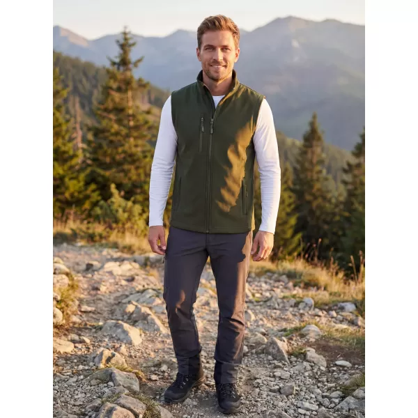  Muški softshell prsluk ALTISPORT NoPrint NP/ALM865 VOJNOG 