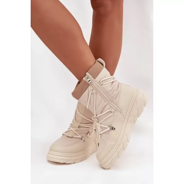  Ženske zimske čizme LEE COOPER LCJ-25-44-3931 BEŽ 