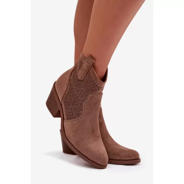  Ženske cipele S.BARSKI HY61-8013 KAVA 