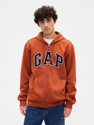 Muški sweatshirt GAP LOGO HOODIE ZIP 674144-26 BAKRENI ZAČIN