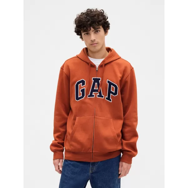  Muški sweatshirt GAP LOGO HOODIE ZIP 674144-26 BAKRENI ZAČIN 