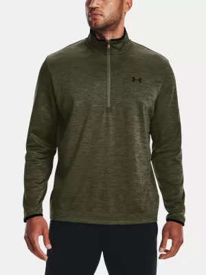 Muški sweatshirt UNDER ARMOUR UA ARMOUR FLEECE 1/2 ZIP ZELENA
