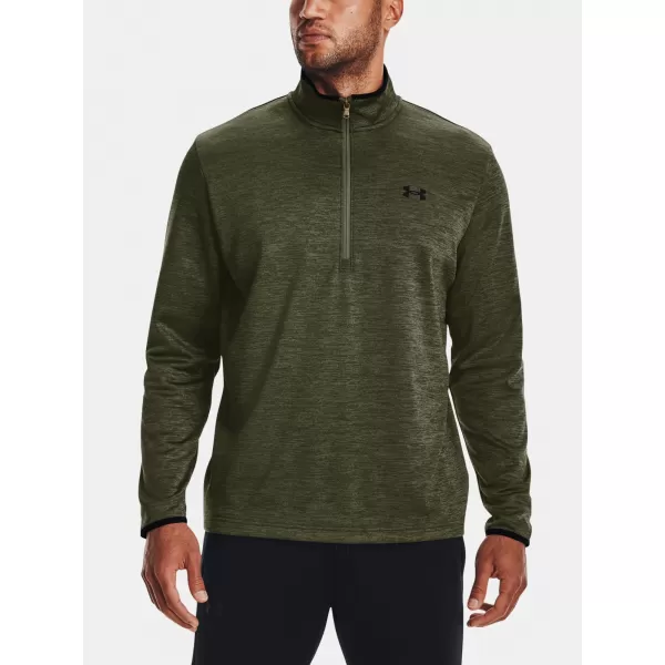  Muški sweatshirt UNDER ARMOUR UA ARMOUR FLEECE 1/2 ZIP ZELENA 