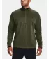 Muški sweatshirt UNDER ARMOUR UA ARMOUR FLEECE 1/2 ZIP ZELENA