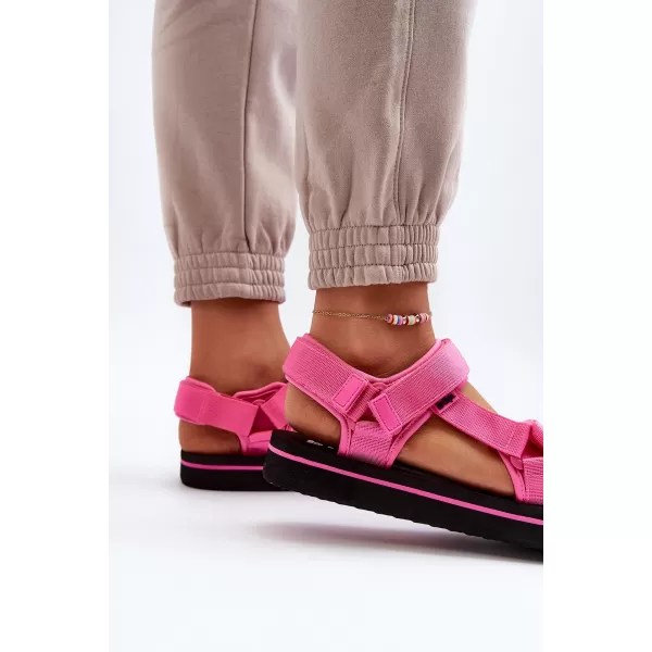  Ženske sandale LEE COOPER LCW-23-34-2613 CRNA/FUKSIJA 