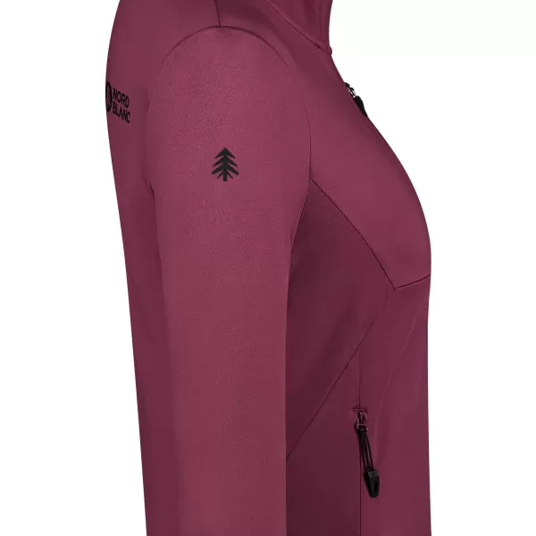  Ženska powerfleece majica NORDBLANC SEDGE NBWFL8291 LJUBIČASTA 