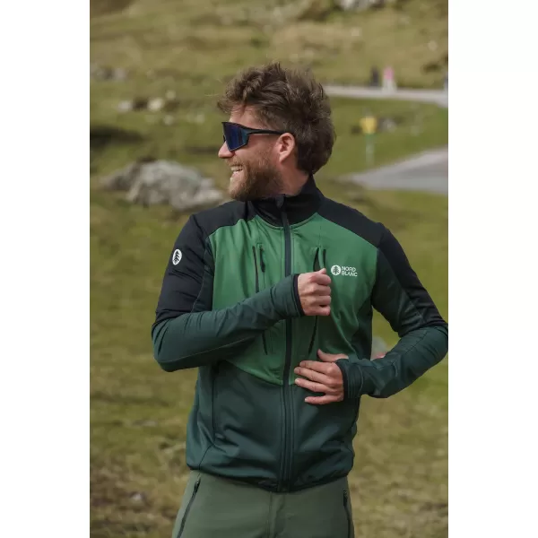  Muški powerfleece duks NORDBLANC GROAN NBWFM8282 TAMNO ZELENA 