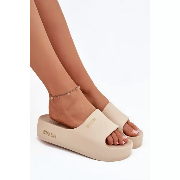  Ženske papuče BIG STAR SS274722 BEŽ Big Star Shoes 