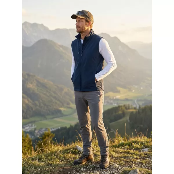  Muški softshell prsluk ALTISPORT NoPrint NP/ALM865 TAMNOPLAVA 