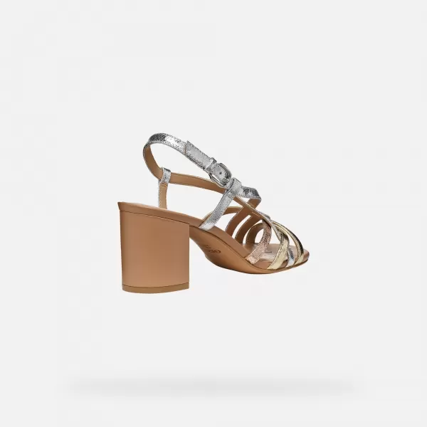  Ženske sandale GEOX VIRNILISA 65 S G012824 ZLATNI 