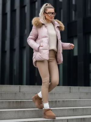 Ženska jakna DSTREET TY5526 RUŽIČASTA