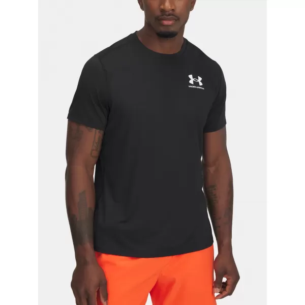  Muška majica kratkih rukava UNDER ARMOUR HEATGEAR FITTED SS 6000939-001 CRNA 