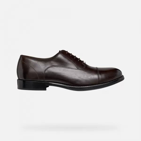  Muške svečane cipele GEOX BARBERIGO G014409 TAMNO SMEĐA 