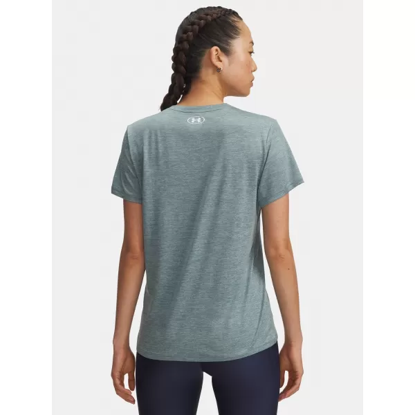  Ženska majica kratkih rukava UNDER ARMOUR TECH SSV- TWIST 1384227-587 PLAVA 