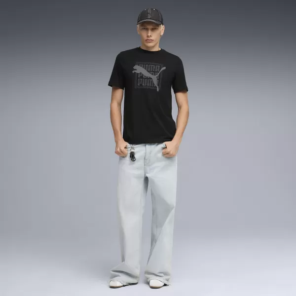  Muška majica kratkih rukava PUMA GRAPHIC TEE 691775_01 PUMA CRNA 
