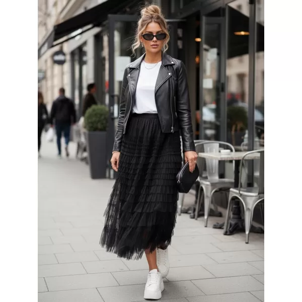  Ženska suknja DSTREET CY0421 CRNA 