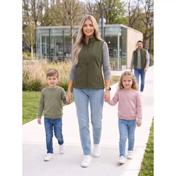 Ženski softshell prsluk ALTISPORT NoPrint NP/ALW965 VOJNOG 