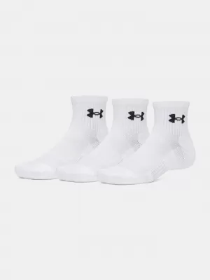 Čarape UNDER ARMOUR PERFORMANCE COTTON 3P QTR 6009686-100 BIJELA