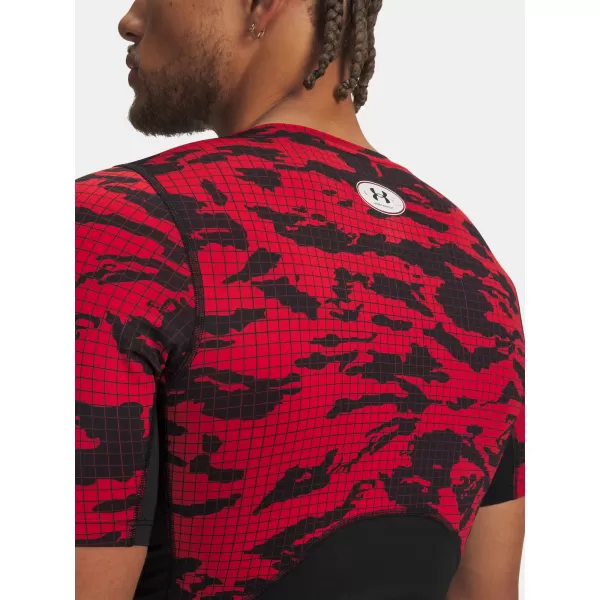  Muška majica kratkih rukava UNDER ARMOUR HG PRINTED SS 6009657-002 CRNA 
