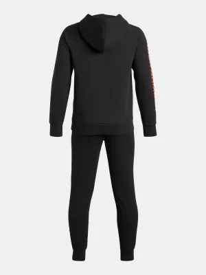 Dječački komplet UNDER ARMOUR UA RIVAL FLEECE SUIT 1379802-003 CRNA