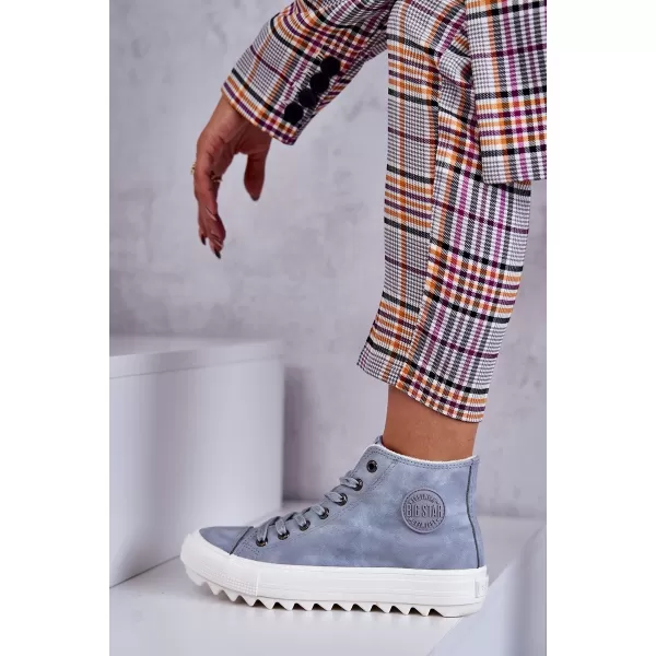  Ženske tenisice BIG STAR EE274115 SVIJETLO PLAVE Big Star Shoes 