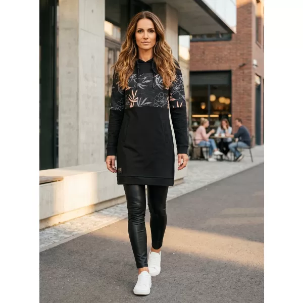  Ženski sweatshirt ALTISPORT HETHER CRNA 