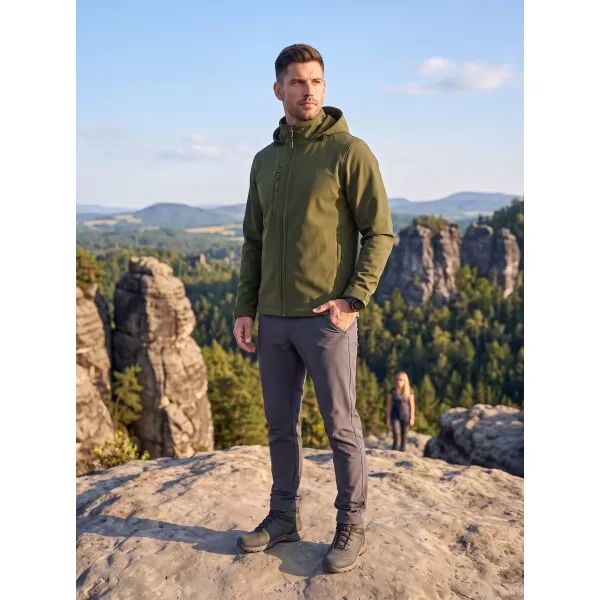  Muška softshell jakna ALTISPORT NoPrint NP/ALM845 VOJNOG 